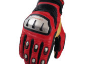 Мотоперчатки Icon Timax TRX short red