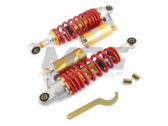 Амортизаторы (пара) GY6, DIO ZX 290mm, газомасляные «EVO»