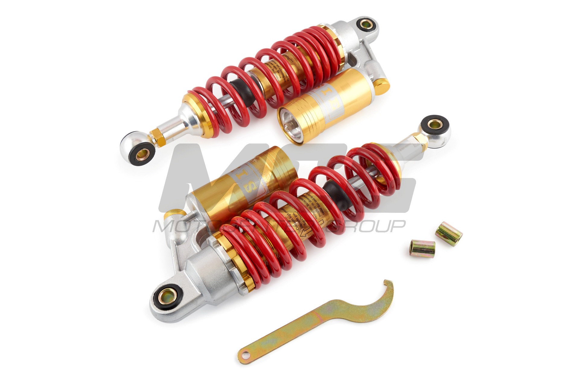 Амортизаторы (пара) GY6, DIO ZX 290mm, газомасляные 