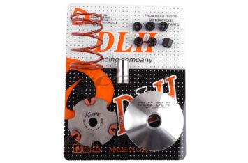 Вариатор передний (тюнинг) Suzuki LET'S (+палец, ролики 6шт, пружина торкдрайвера) "DLH"