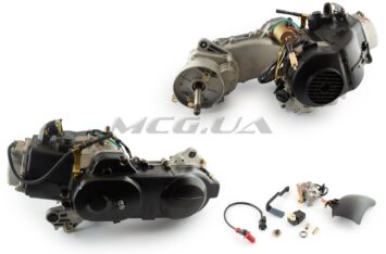 Двигатель 4T GY6 80cc (139QMB, короткий) (10" колесо, карбюратор, коммутатор, катушка зажигания) "SL"