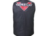 Borderland Vest — Black Leather by Victory Motorcycles®
