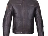 Brown Leather Rocker Jacket by Indian Motorcycle