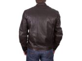 Brown Leather Rocker Jacket by Indian Motorcycle