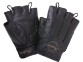 Fingerless Gloves — Black leather by Indian Motorcycle