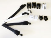 Застежки Fox Indtinct Strap/Bckle/Pass Kit [BLK/BLK] NS