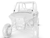 Лобовое Стекло Polaris RZR 1000 Lock & Ride Half Windshield — Hard Coat Poly