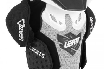 Детская защита тела и шеи Fusion vest LEATT 2.0 White