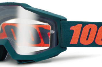 Мото очки 100% ACCURI Goggle Matte Gunmetal - Clear Lens