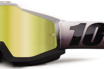 Мото очки 100% ACCURI Goggle Invaders - Mirror Gold Lens