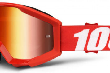 Детские мото очки 100% STRATA JR Goggle Furnace - Mirror Red Lens