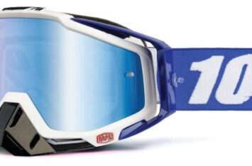 Мото очки 100% RACECRAFT Goggle Cobalt Blue - Mirror Blue Lens