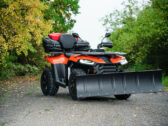 Отвал (ковш) снегоотвал для UTV и ATV Shark quick black 150см
