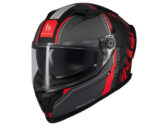 Мотошлем MT Braker SV Charm B5 Matt Black Red