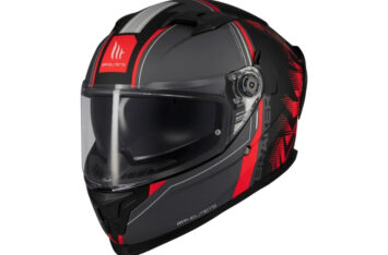 Мотошлем MT Braker SV Charm B5 Matt Black Red